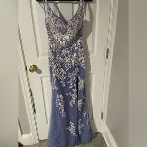 Purple prom dress